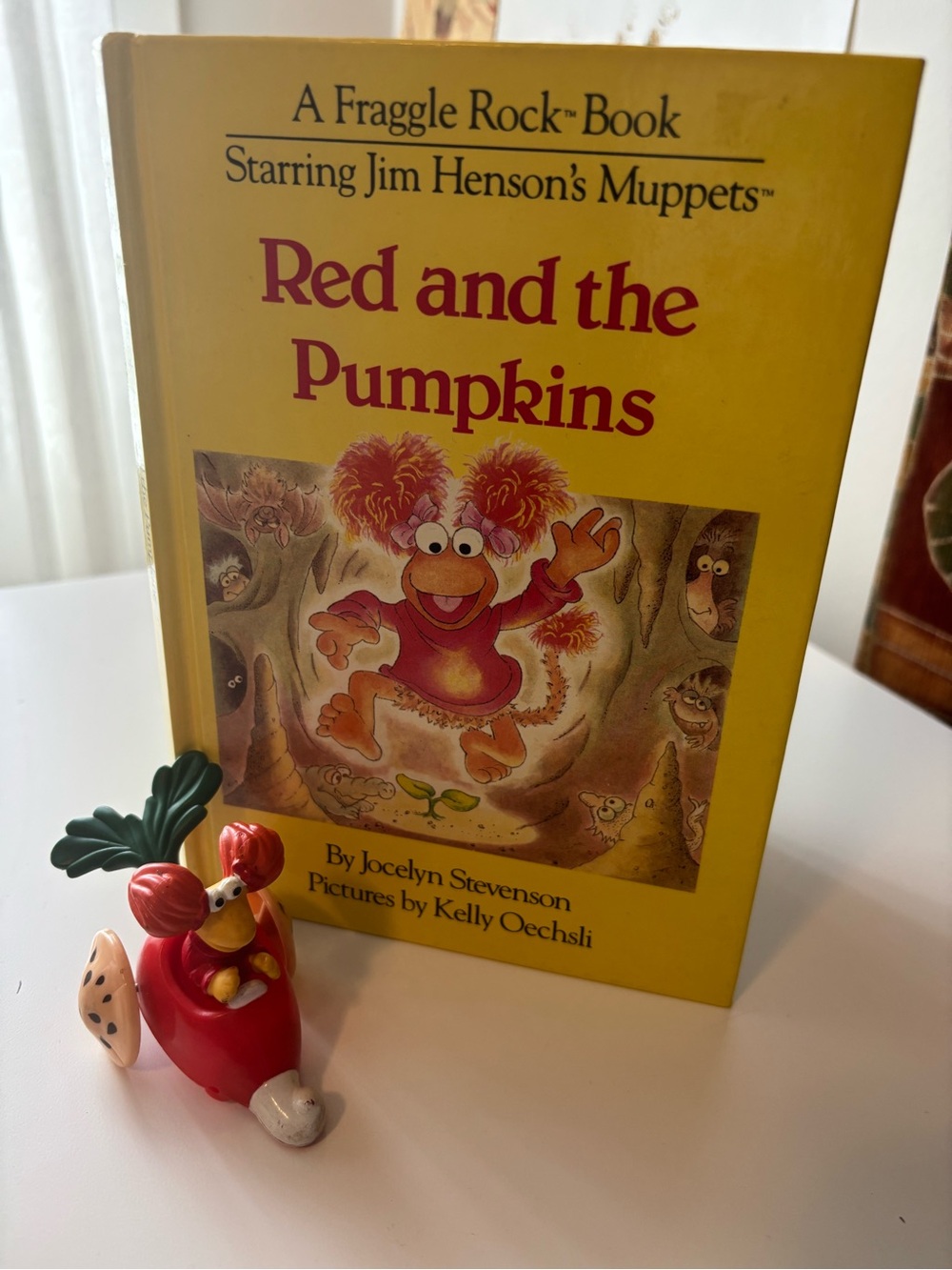 Vintage Fraggel Rock “Red and the Pumpkins" Kids Book & Toy